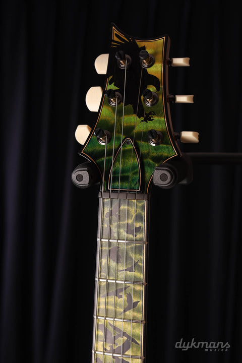 PRS Private Stock #10485 CU 24-08 Rainforest Glow w/ Birds of a Feather Inlay