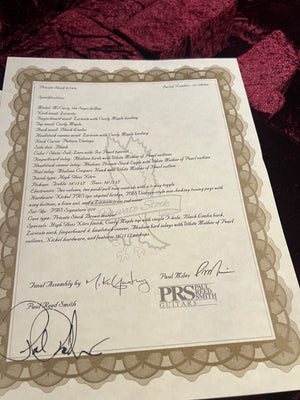 PRS Private Stock 594 Semi Hollow