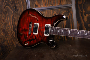 PRS SE Ed Sheeran Hollowbody I Piezo Baritone Orange Tiger Smokeburst
