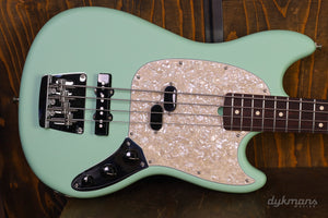 Fender American Performer Mustang Bass Satin Surf Green