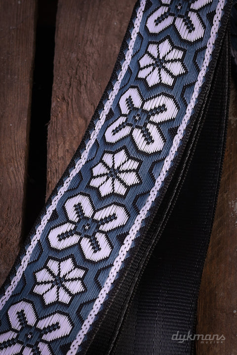 Souldier Guitar Strap Greenwich Pelham Blue White Black