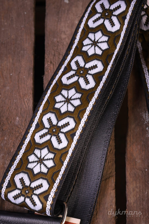 Souldier Guitar Strap Greenwich Olive White Black