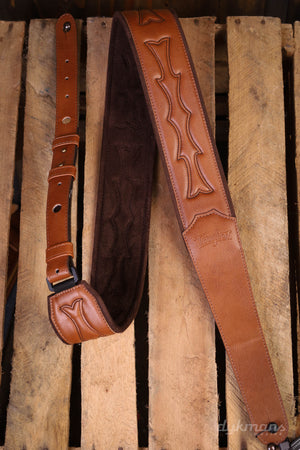 Taylor Vegan Leather Strap Medium Brown