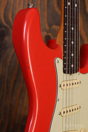 Del-Tone 60s S-Style Fiesta Red Light Aged