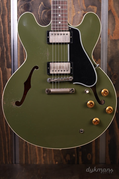 Gibson 1959 ES-335 Reissue Olive Drab Murphy Lab Heavy Aged