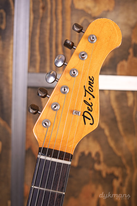 Del-Tone 60's S-Style 3-Tone Sunburst