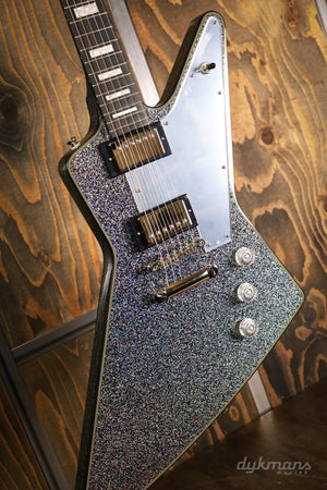 Epiphone Lzzy Hale Explorer Custom Black Diamond Holographic Sparkle