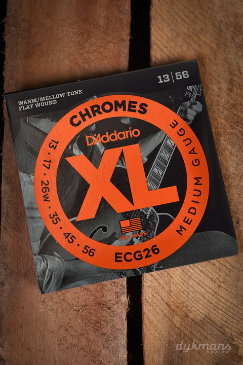 D'addario Chromes Flat Wound 13-56