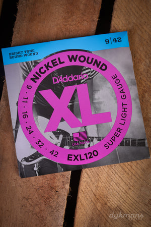 D'addario EXL120 Nickel Wound 9-42