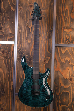 Mayones Regius Core 7 Curly Poplar 4A Python Cove