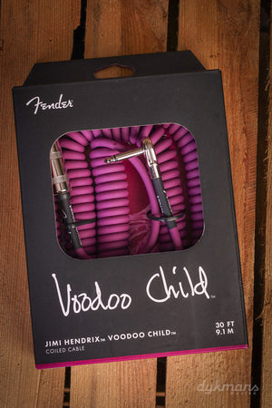 Fender Jimi Hendrix Voodoo Child Coiled Cable 9.1m Purple