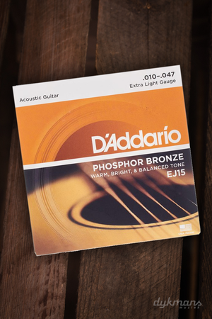 D'addario Phosphor Bronze Acoustic Extra Light 10-47