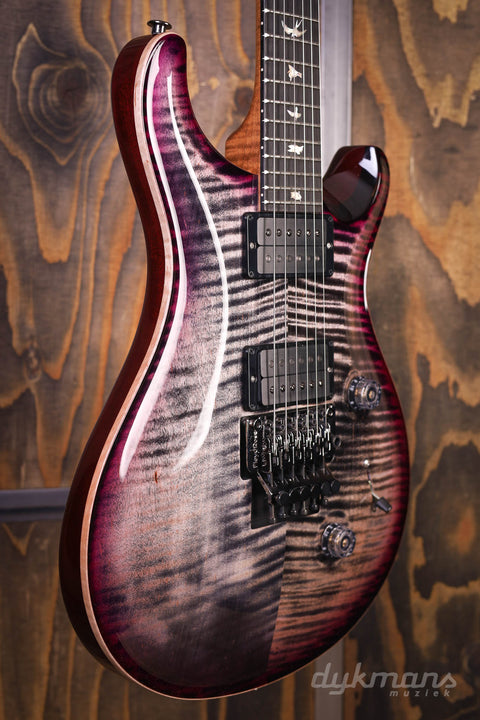 PRS Wood Library Custom 24 "Floyd" Charcoal Purpleburst