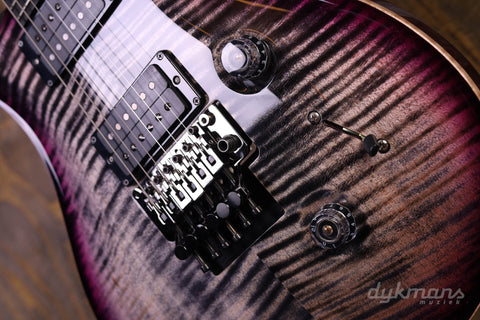 PRS Wood Library Custom 24 "Floyd" Charcoal Purpleburst