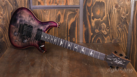 PRS Wood Library Custom 24 "Floyd" Charcoal Purpleburst