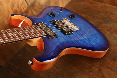 PRS SE Custom 24 Faded Blue Burst