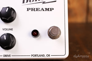 Benson Preamp Pedal (Boost/Overdrive) Tuxedo White